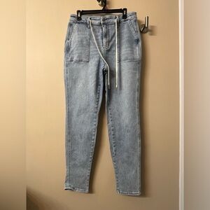 Judy Blue Jeans High Waist Pull On Jogger Denim JB88691 LT Stretch 11/30